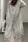BORIS BIDJAN SABERI hooded jacket ZIPPER3.1 F099 PBBS30 off-white pure cotton